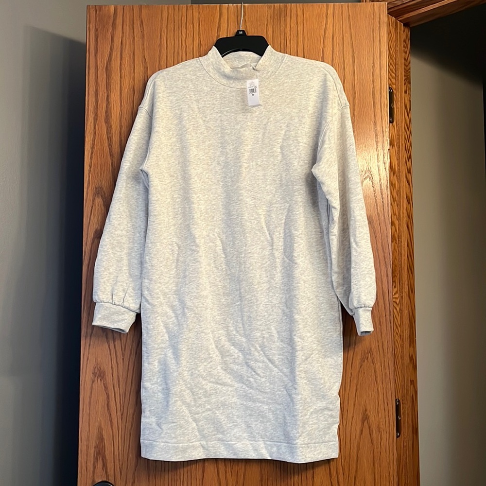 Women’s NWT GAP mock neck sweatshirt dress